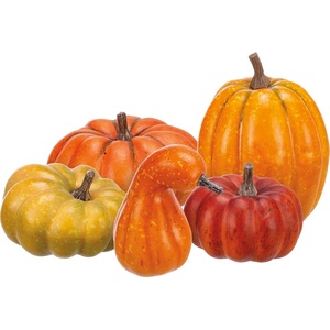 image:imagePrimitives by Kathy Orange Mix Decorative Pumpkin Sitter Set Perfect Decorations For Fall And Halloween