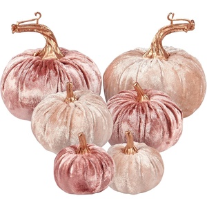 image:imagePrimitives by Kathy Pumpkin Set  Blush Velvet