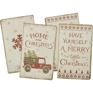 image:imagePrimitives by Kathy Rustic Notebook Set Set of 2 Truck amp Tree
