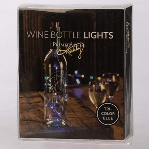 image:imagePrimitives by Kathy Wine Bottle LED Lights TriColor Blue