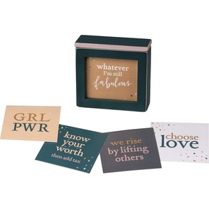 image:imagePrimitives by Kathy Words of Wisdom Inspirational Keepsake Box Empower