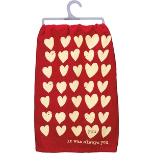 image:imagePrimitives by Kathy It was Always You Kitchen Towel