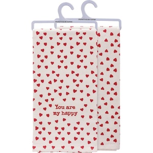 image:imagePrimitives by Kathy You are My Happy Kitchen Towel