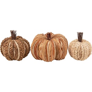 image:imagePrimitives by Kathy Woven Rattan Pumpkin Set