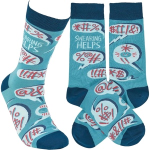 image:imagePrimitives by Kathy Swearing Helps Socks One Size Unisex LOL Collection