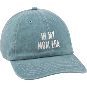 image:imagePrimitives by Kathy in My Mom Era Baseball Cap  Embroidered Stonewashed Blue Cotton Hat  Adjustable Metal Buckle Closure  One Size fits Most  Mothers Day or Birthday Gift