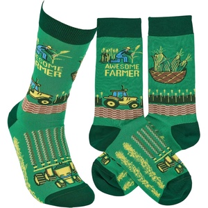 image:imagePrimitives by Kathy Awesome Farmer Socks One Size Unisex LOL Collection