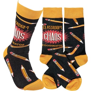 image:imagePrimitives by Kathy Classroom Chaos Socks One Size Unisex LOL Collection