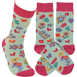 image:imagePrimitives by Kathy Florals Socks One Size Unisex LOL Collection
