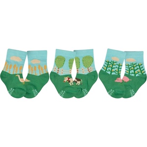 image:imagePrimitives by Kathy Little Farm Baby Sock Set 612 Months