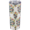 image:imagePrimitives by Kathy Cream Floral Trees Coffee Tumbler
