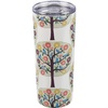 image:imagePrimitives by Kathy Cream Floral Trees Coffee Tumbler