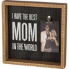 image:imagePrimitives by Kathy Inset Box Photo Frame 10 Square Best Mom in The World