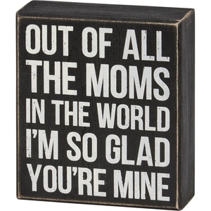 image:imagePrimitives by Kathy All The Moms Home Dcor Box Sign