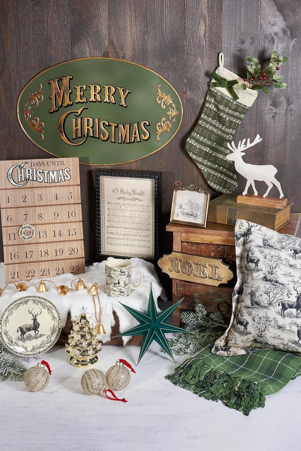 image:imagePrimitives by Kathy Vintage Merry Christmas Wall Decor