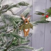 image:imagePrimitives by Kathy Cozy Sweater Buck Collectible Critter 6Inch Handmade Felt Deer with Tree Twig Antlers amp Green Knit Sweater Rustic Woodland Holiday Decor