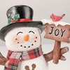 image:imagePrimitives by Kathy Lighted Snowman Joy Figurine
