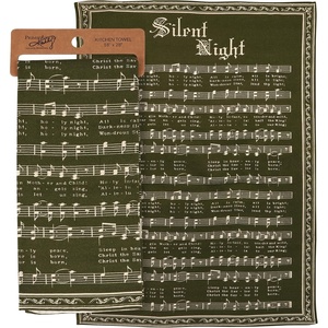 image:imagePrimitives by Kathy Silent Night Kitchen Towel