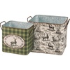 image:imagePrimitives by Kathy Bin Set of 2  Deer Toile