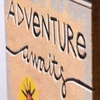 image:imagePrimitives by Kathy Adventure Awaits Home Dcor Sign