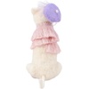 image:imagePrimitives by Kathy Collectible Felt Critter 45 inch Flapper Dress Dog Pearl Accents and Pink Tassel Dress Whimsical Spring amp Summer or Everyday Tiered Tray Shelf Dresser or Tablescape Decor
