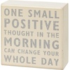 image:imagePrimitives by Kathy Stay Humble Work Hard Be Kind One Small Positive Thought In The Morning Can Change Your Whole Day A Little Progress Each Day Adds Up To Big Results Home Dcor Sign Set