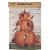 image:imagePrimitives by Kathy Decorative Garden Flag  Rustic Inspired Pumpkin Birdhouse Birds Design