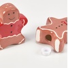 image:imagePrimitives by Kathy Ghost Pair Halloween Ceramic Salt Pepper Shaker SetGingerbread