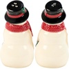 image:imagePrimitives by Kathy Ghost Pair Halloween Ceramic Salt Pepper Shaker SetHappy Snowmen