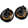 image:imagePrimitives by Kathy Ghost Pair Halloween Ceramic Salt Pepper Shaker SetWitch Hats
