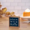 image:imagePrimitives by Kathy Home Decor Sign from our Fall amp Harvest Collection displaying a fun seasonal sentiment in a hand illustrated style on autumn blue background
