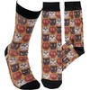 image:imagePrimitives by Kathy Novelty Socks  Halloween Faces One Size Unisex LOL Collection