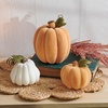 image:imagePrimitives by Kathy Pumpkin Sm  Orange Flocked