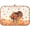 image:imagePrimitives by Kathy Decorative Kitchen Drying Mat Full Color Design ultraabsorbent vintage art design turkeyfalling autumn leavesfallthemed sentiment Give Thanks For A Clean Kitchen