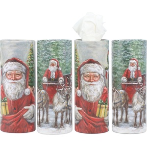 image:imagePrimitives by Kathy Halloween Pet Cylindrical Tissue Box Set 4 PackRed White