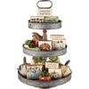image:imagePrimitives by Kathy Home Decor wooden block sign featuring an orange pumpkin with cotton stem details replicated from original artwork painted onto burlap canvas Coordinates with other signs in this collection for a delightful seasonal display
