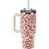 image:imagePrimitives by Kathy Travel Mug  Red Folk Floral